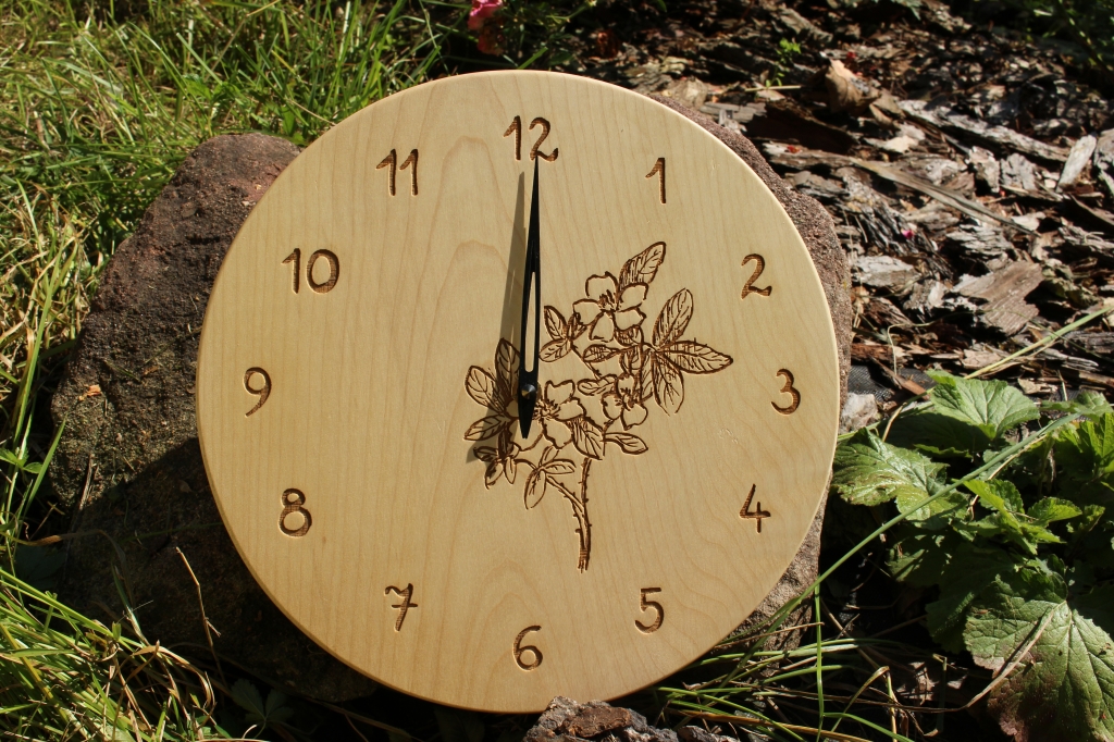 Dřevěné hodiny 21
